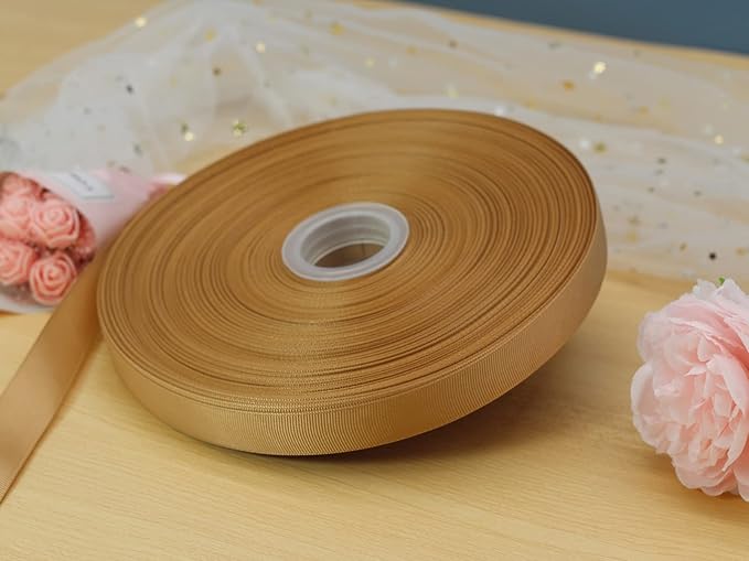Jesep One Roll 100 Yards 3/4" Soild Grosgrain Ribbon Boutique Gift Wrapping - Image 2