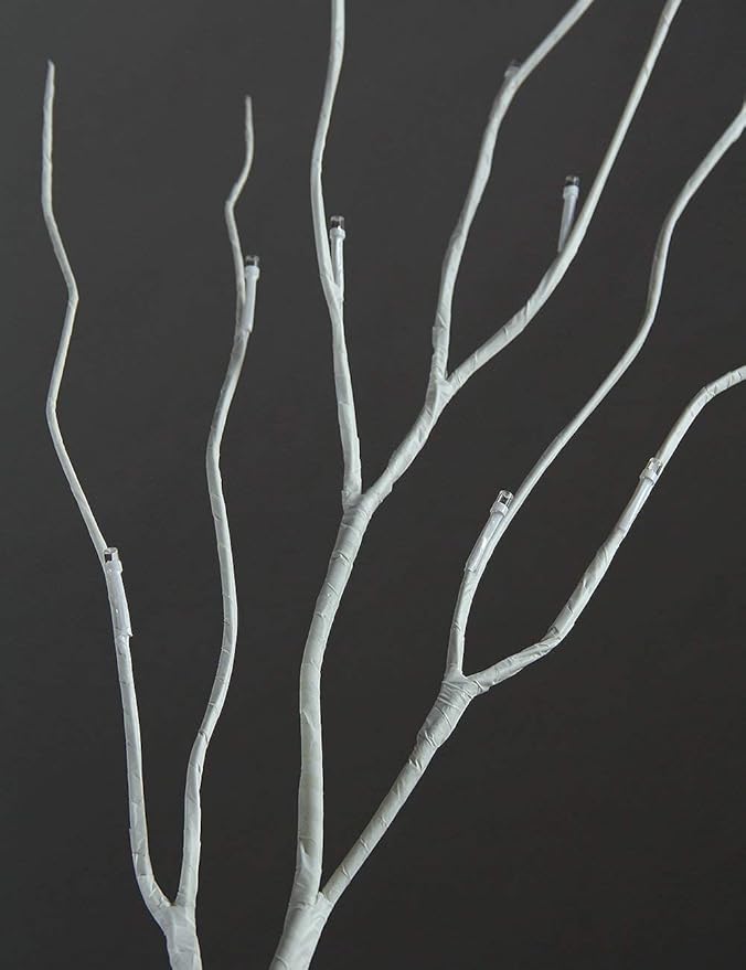 LIGHTSHARE 4 Feet 48L LED Birch Tree Lights, Warm White, - Image 8