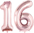GOER Number 16 Balloons for 16th Birthday Sweet 16 Party Decorations, 42 Inch by GOER