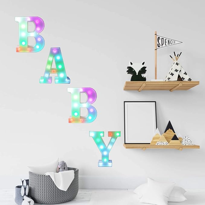 Pooqla Colorful LED Marquee Letter Lights - Image 7