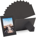 Juvale 4x6 Black Cardboard Photo Frames Bulk -Tabletop Easel Back by Juvale
