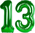 Green 13 31 Number Balloon 40 Inch，Large 13 31 Green Birthday Party Decorations by Upgesy