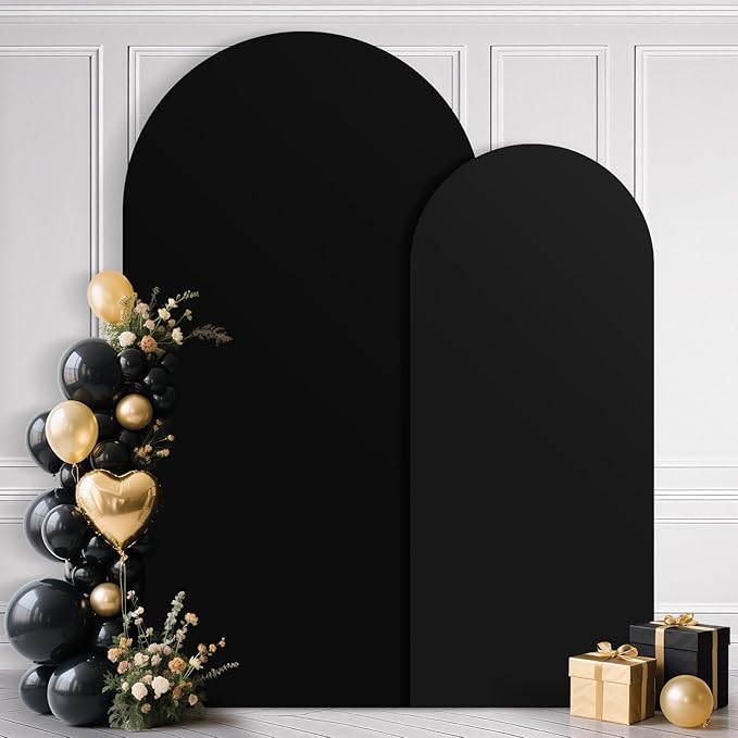 Ledido Wedding Arch Backdrop Cover 6FT 7.2FT Arch Covers 2Set Fitted Stretchy by Ledido