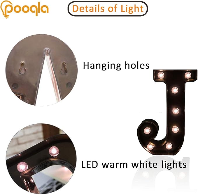 Decorative LED Illuminated Letter Marquee Sign - Image 2