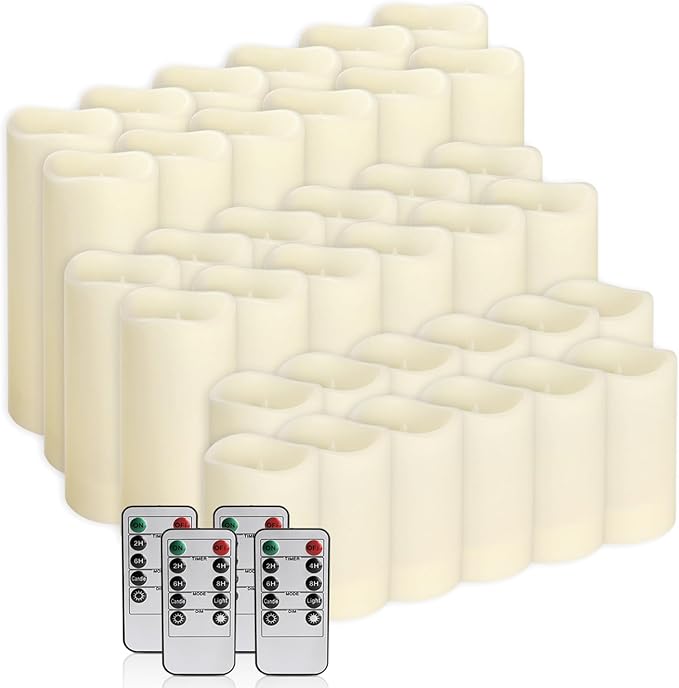 36-Pack LED Flameless Candles - Image 2