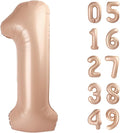 Light Brown Number 1 Balloon 40 inch, Number 1 Birthday Balloons by Upgesy