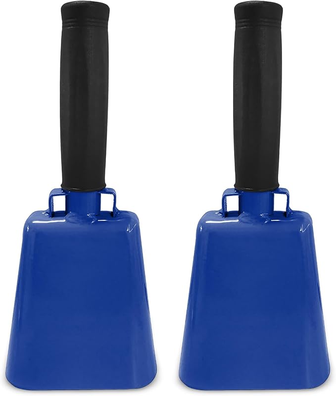 Deke Home - 2 Pack 7 Inch Steel Cowbells by DekeHome