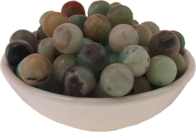 Stone Beads 6mm 140pcs Amazonite Beads Round Loose Gemstones Beads by ABOKOY