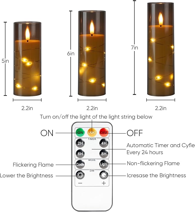 Homemory Flameless Candles - Image 6
