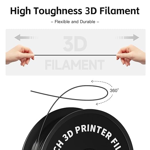 Geeetech 3D Printer Filament, PLA Filament 1.75mm Bundle 2kg - Image 4