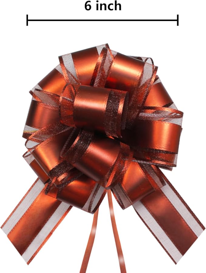 7 Pieces Large Pull Bows, 6 inche, Big Bow - Image 3