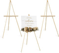 Wooden Easels for Display, Wood Easels for Wedding Signs, Stand Tripod by nianfeng