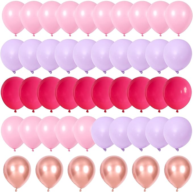 Pink and Purple Balloon Set - Image 2