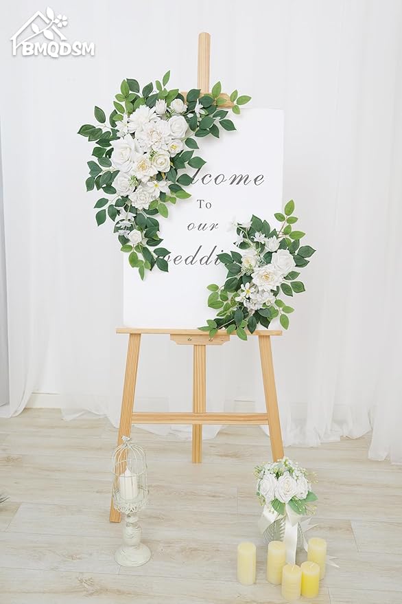 Pack of 2 Artificial Flowers for Backdrop Decoration, Wedding Arch Flowers - Image 7