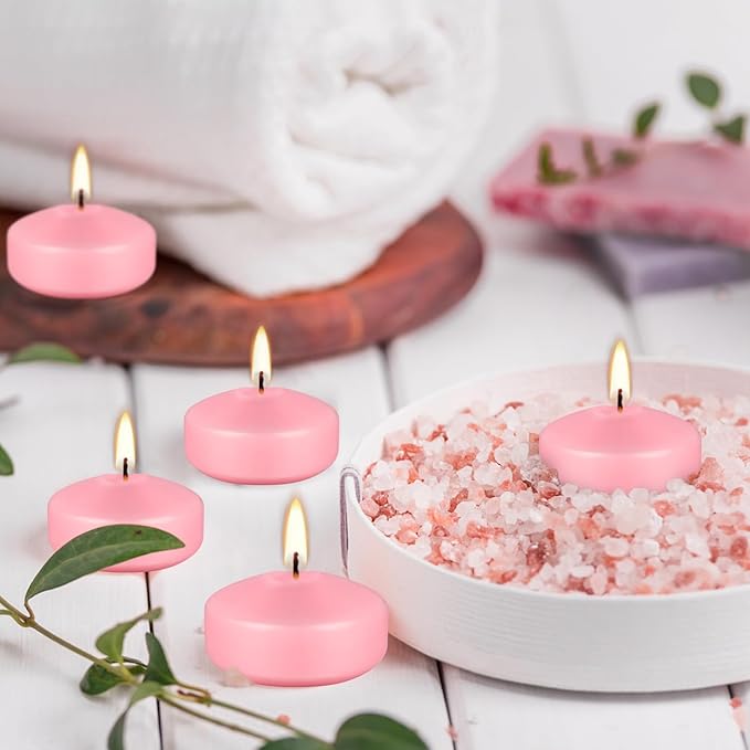 12 pcs 2-inch Floating Candles, smokeless and unscented, Burns continuously - Image 5