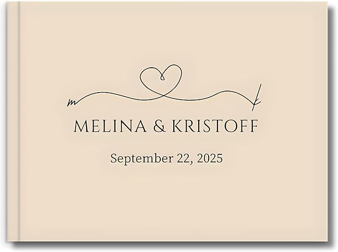 Wedding Guest Book – Personalized Polaroid Guest Book by Custom