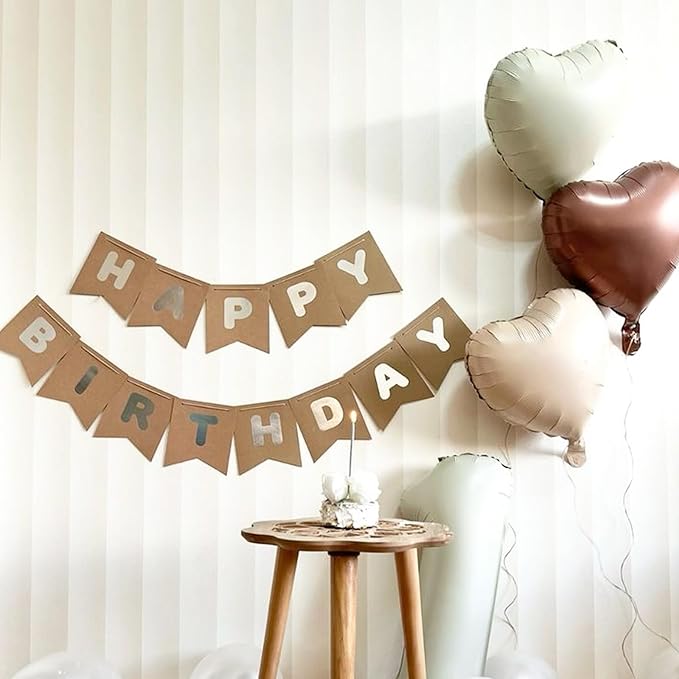 Retro Apricot Heart Balloons - Image 6