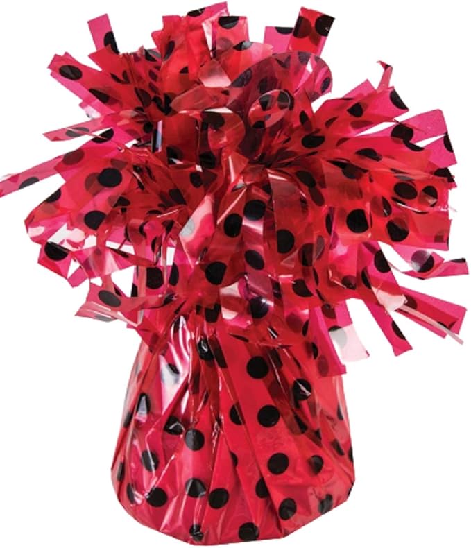 PMU 6 Pcs Polka Dot Kisses Balloon Weights - Image 2