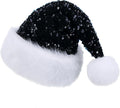 Personalized Sequin Santa Hat for Adults, Xmas Halloween New Year Holiday by Unknown