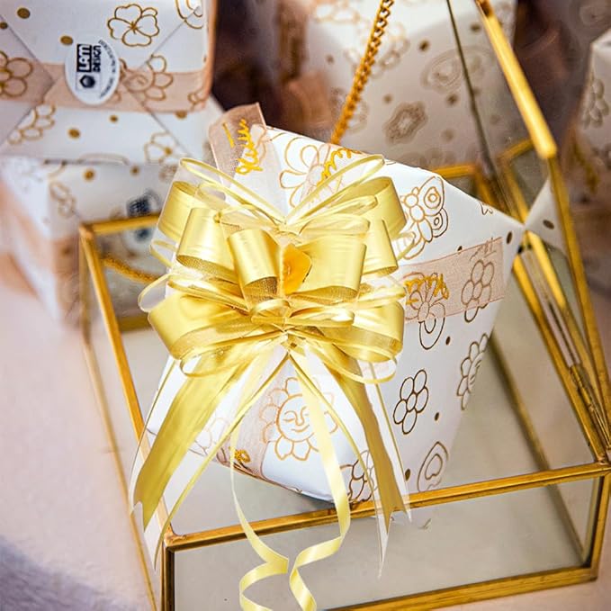 WEWILUCK Bows for Gift Wrapping, Gift Baskets, Large Bow for Birthdays - Image 9