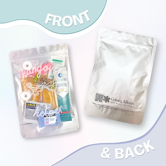 Hangover Kit Pre Filled Party Favors, Goodie Bags, Gift - Image 8