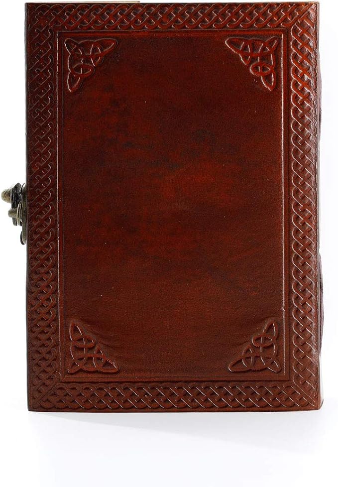 Vintage Leather Journal Handmade Buffalo Non-Refillable Deckle Edge Paper – - Image 6