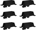 Fokitut 6 Pack Waterproof Rectangle Tablecloth, 90x156 Inch, Stain Resistant by BalsaCircle