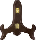 uxcell 5" Easel Plate Holder, Wooden Folding Display Stand Brown by uxcell