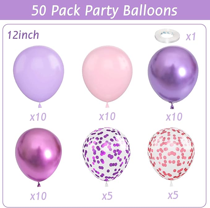 Pink and Purple Balloons - Image 2