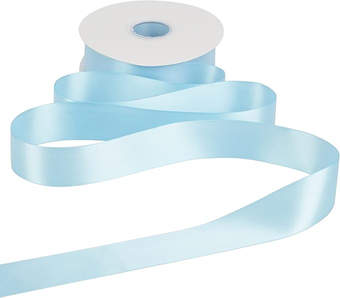 HUIHUANG Baby Blue Satin Ribbon - Image 7