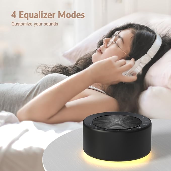 Nursery Lamp with Sound Machine, Mood Lighting, 7 Colors Night Light, 30 - Image 6