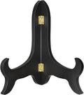 uxcell 9" Easel Plate Holder, Wooden Folding Display Stand Black by uxcell