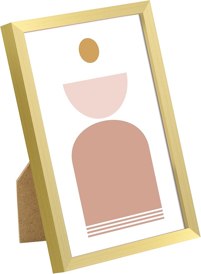 upsimples 4x6 Picture Frame Set of 3, Made of High Definition Glass - Image 2