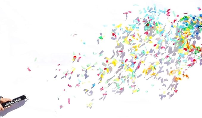 Legend & Co. 12 inch Confetti Cannons Multicolor | Biodegradable Confetti & Air - Image 6