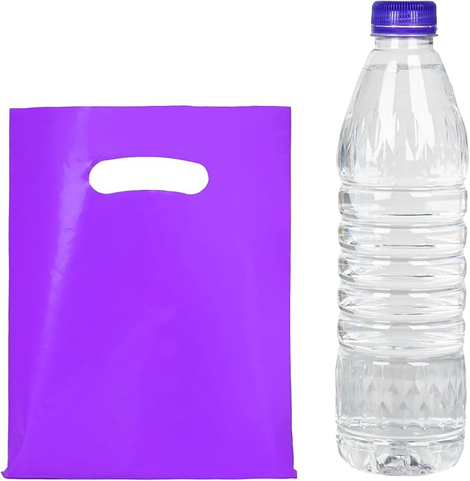 Purple 100 PCS Small Gift Bags, Treat Retail Pouches - Image 3