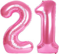 number pink 21 balloon by Upgesy