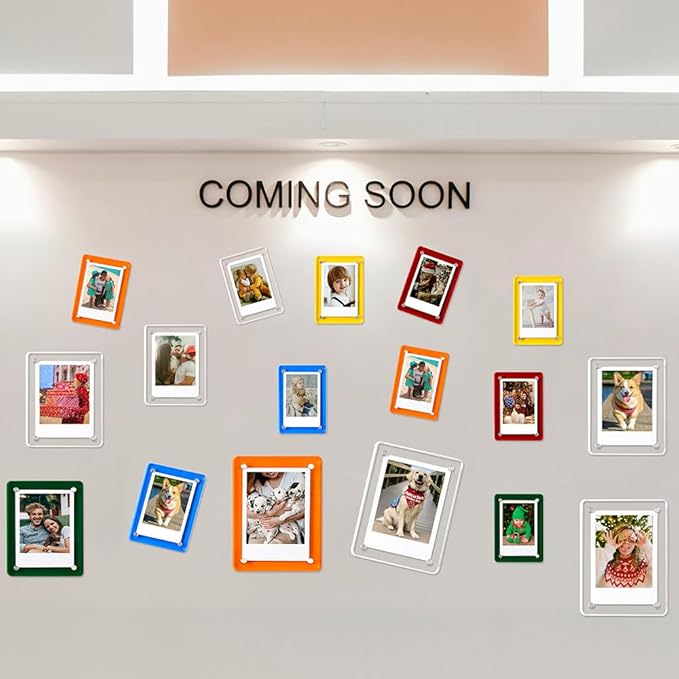 4x6 Picture Frames, Acrylic Fridge Magnetic Photo Frames Transparency Double - Image 6
