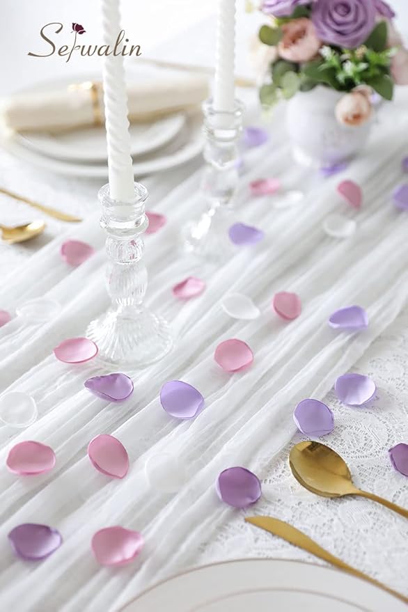 Serwalin 300Pcs Silk Rose Petals Artificial Flower - Image 5