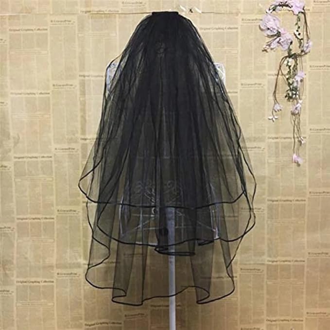 Women's Short Wedding Veils - Image 4