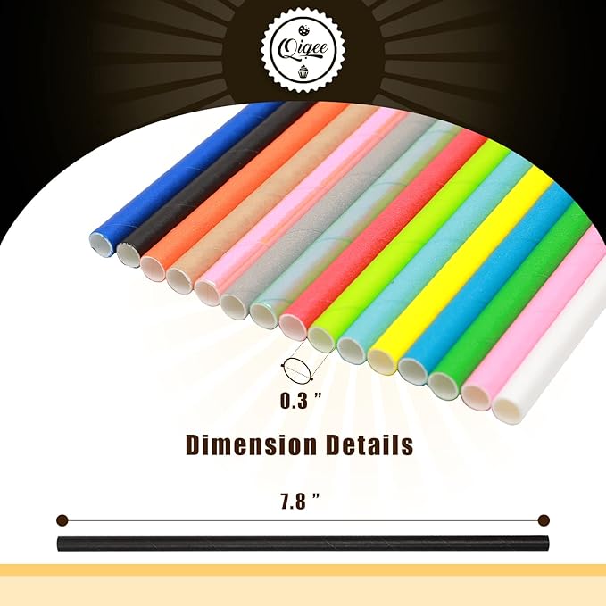 Rainbow Paper Straws - Image 5