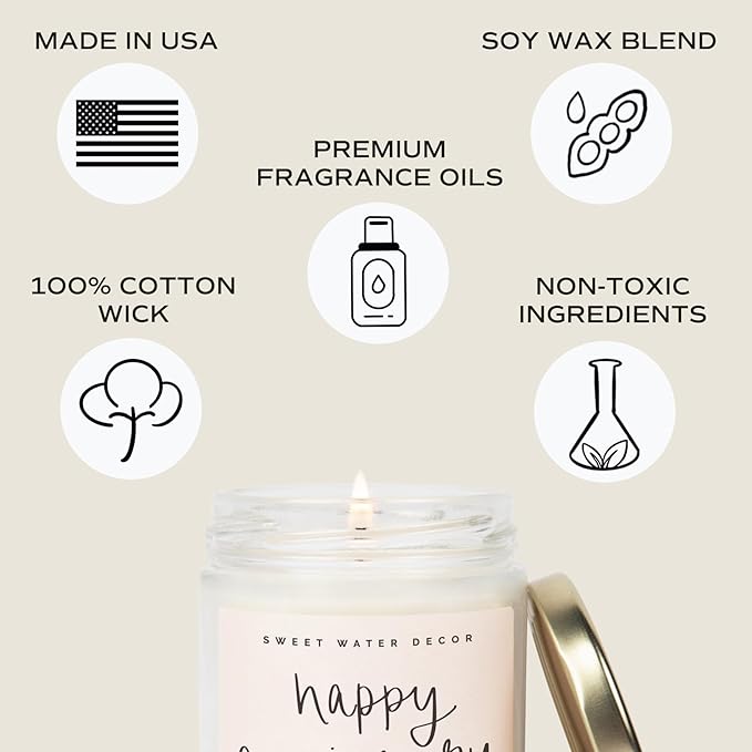 Sweet Water Decor Happy Anniversary Candle - Image 2