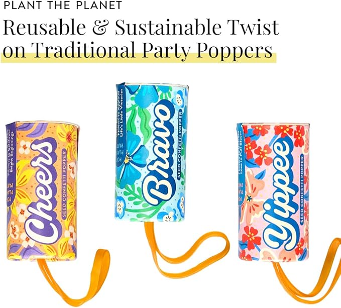 Modern Sprout Seed Confetti Poppers - Image 7