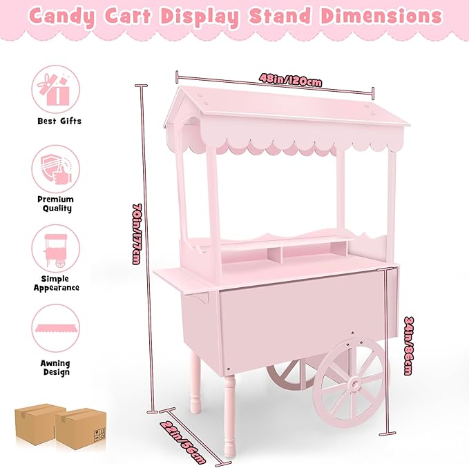 7FT Candy Cart Display Stand - Image 2