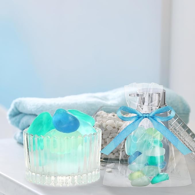 200g Sea Glass Soap Decor Seashell Decorative Soaps - Image 5