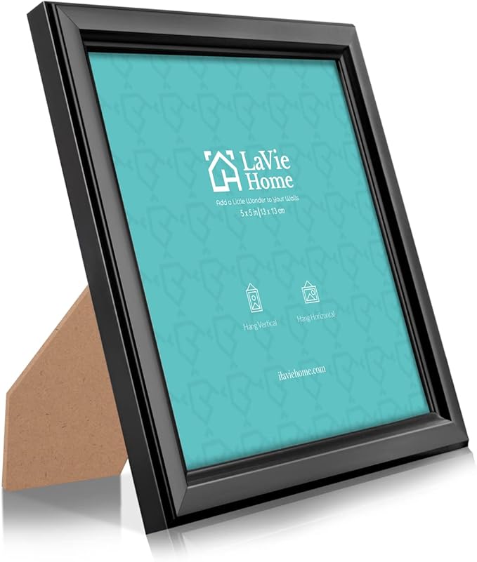 LaVie Home 5x5 Picture Frames Simple Designed Photo Frame - Image 2