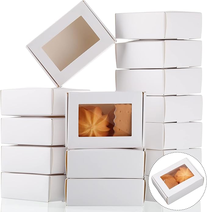 Zonon 30 Pcs Soap Boxes for Homemade Packaging, Mini Kraft Treat Boxes by Zonon
