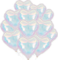 Iridescent Heart Balloons by Adorely