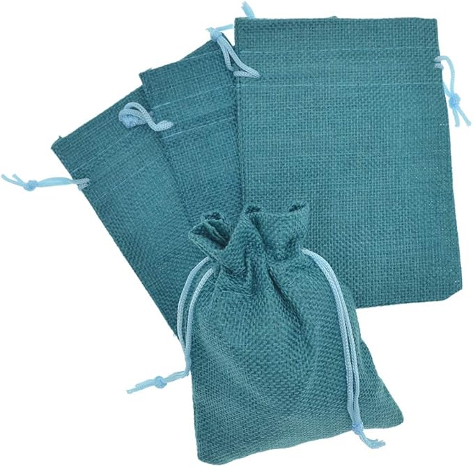 Burlap Bags with Drawstring, 2.7x3.5 Inch Jute Sacks Jewelry Candy Pouch - Image 3