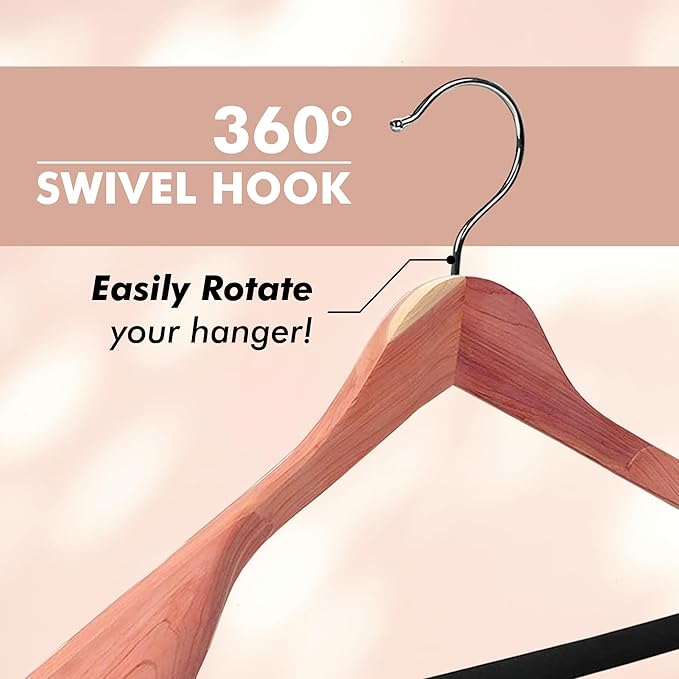 DEILSY™ Cedar Hangers for Closet - Image 7