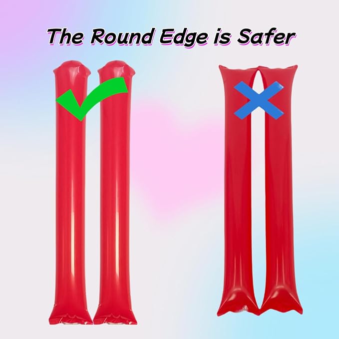 40pcs Round headTeam Spirit Boom Sticks Thunder Sticks Cheering Sticks Team - Image 3